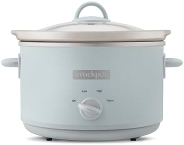 Crock-Pot 4.5 Quart Manual Slow Cooker – Macaroon Blue iq2