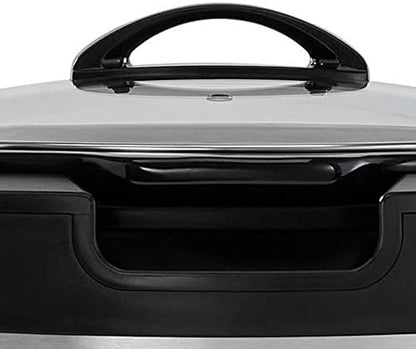 Crock-Pot Thermoshield 6 Quart Slow Cooker with Carry Handles k5y
