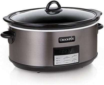 Crock-Pot 8 Quart Programmable Slow Cooker with Auto Warm vr1