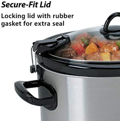Crock-Pot Cook & Carry 6 Quart Portable Slow Cooker 3qv