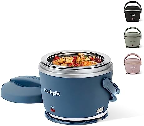 Crock-Pot Electric Lunch Box Food Warmer 20oz – Faded Blue kfj