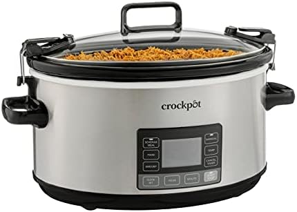 Crock-Pot 7 Quart Portable Programmable Slow Cooker with Timer 42i