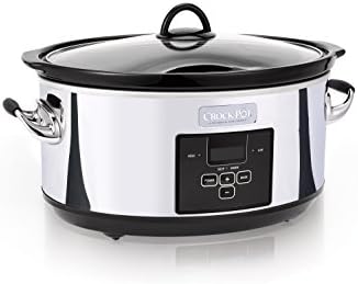 Crock-Pot 7 Quart Programmable Slow Cooker – Polished Platinum mor