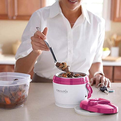 Crock-Pot Lunch Crock Portable Food Warmer 20oz – Pink 0ac