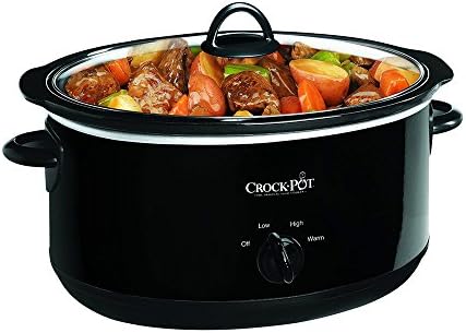 Crock-Pot 8 Quart Manual Slow Cooker – Black qfi