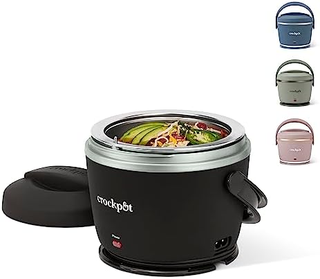 Crock-Pot Electric Lunch Box Food Warmer 20oz – Black a3y