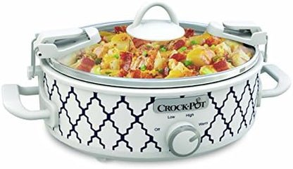 Crock-Pot 2.5 Quart Compact Casserole Slow Cooker 8vw