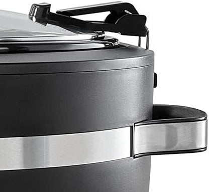 Crock-Pot Thermoshield 6 Quart Slow Cooker with Carry Handles k5y