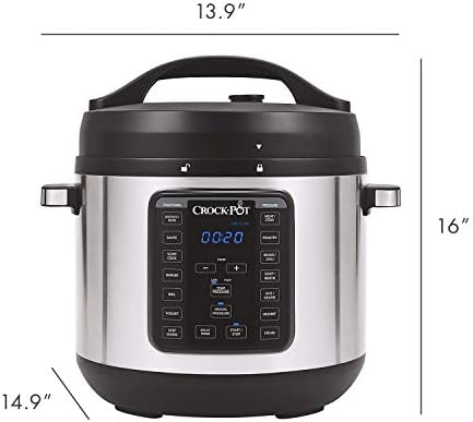 Crock-Pot 8 Quart Express Crock Multi-Use Pressure Cooker 6lo