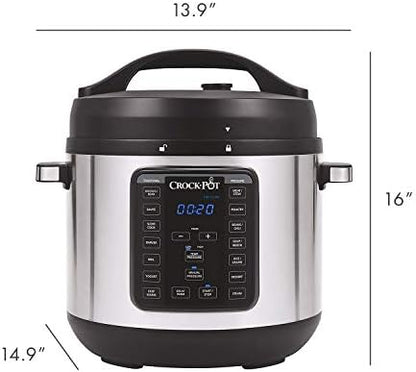 Crock-Pot 8 Quart Express Crock Multi-Use Pressure Cooker 6lo
