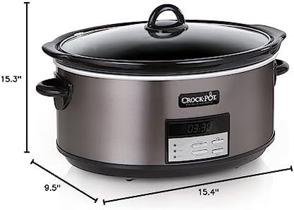 Crock-Pot 8 Quart Programmable Slow Cooker with Auto Warm vr1