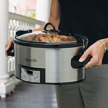 Crock-Pot Cook & Carry 6 Quart Programmable Slow Cooker d64