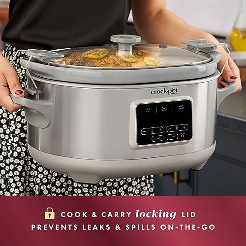 Crock-Pot 7 Quart Programmable Cook & Carry Slow Cooker ah7