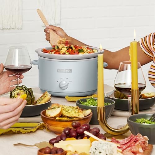 Crock-Pot 4.5 Quart Manual Slow Cooker – Macaroon Blue iq2