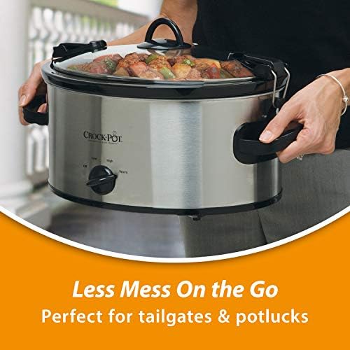Crock-Pot Cook & Carry 6 Quart Portable Slow Cooker 3qv