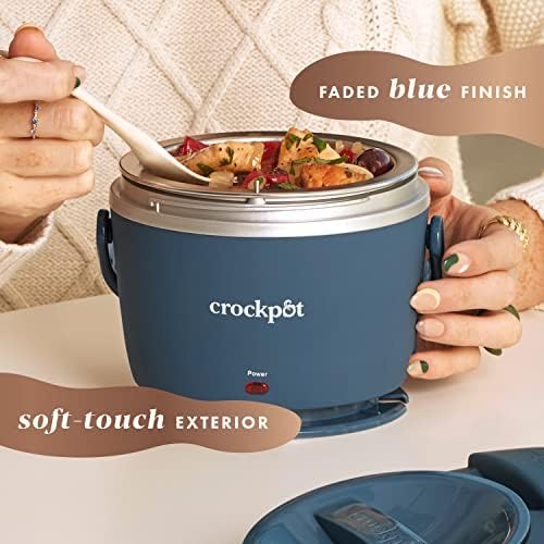 Crock-Pot Electric Lunch Box Food Warmer 20oz – Faded Blue kfj