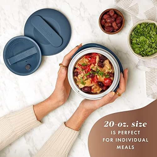 Crock-Pot Electric Lunch Box Food Warmer 20oz – Faded Blue kfj