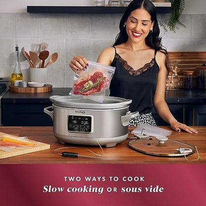 Crock-Pot 7 Quart Programmable Cook & Carry Slow Cooker ah7