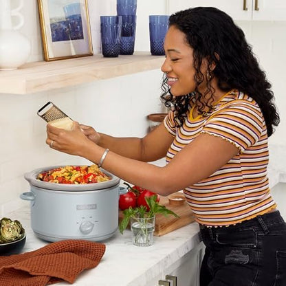Crock-Pot 4.5 Quart Manual Slow Cooker – Macaroon Blue iq2