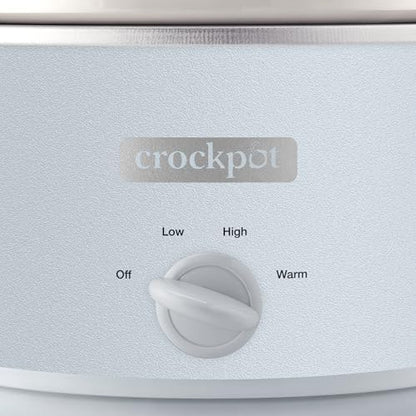 Crock-Pot 4.5 Quart Manual Slow Cooker – Macaroon Blue iq2