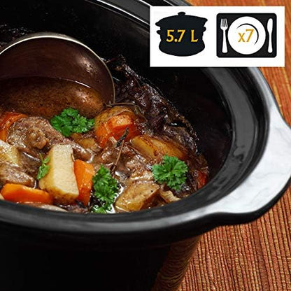 Crock-Pot Cook & Carry 6 Quart Portable Slow Cooker 3qv