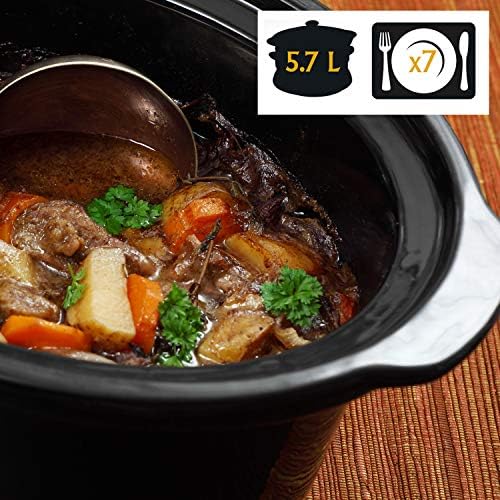 Crock-Pot Cook & Carry 6 Quart Portable Slow Cooker 3qv