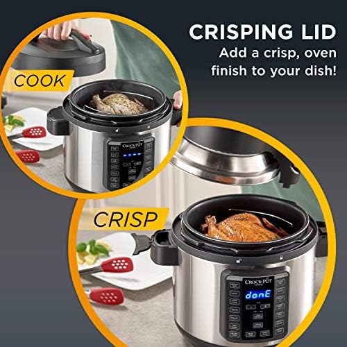 Crock-Pot Express Crisp 8 Quart 10-in-1 Pressure Cooker gq5