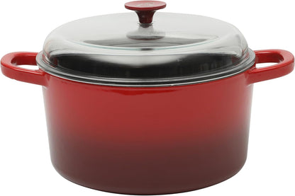 Crock-Pot 3 Quart Enameled Cast Iron Dutch Oven – Aqua ocg