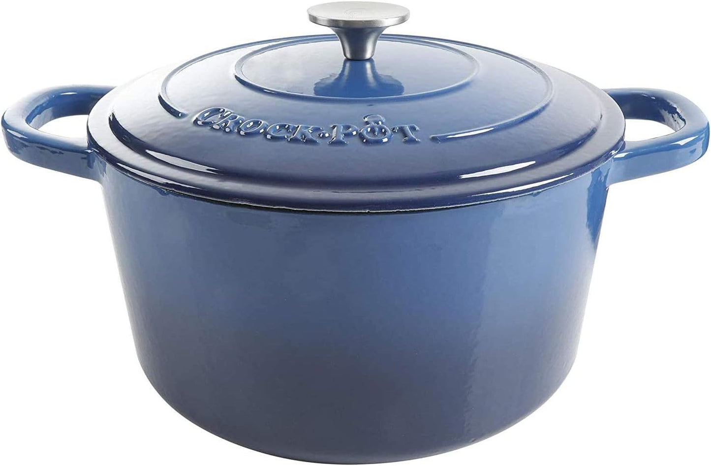 Crock-Pot 3 Quart Enameled Cast Iron Dutch Oven – Aqua ocg