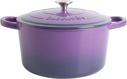 Crock-Pot 3 Quart Enameled Cast Iron Dutch Oven – Aqua ocg