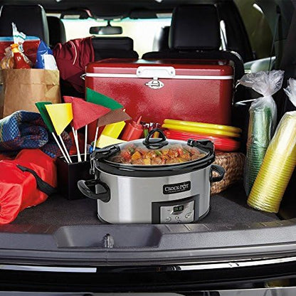 Crock-Pot Cook & Carry 6 Quart Programmable Slow Cooker d64