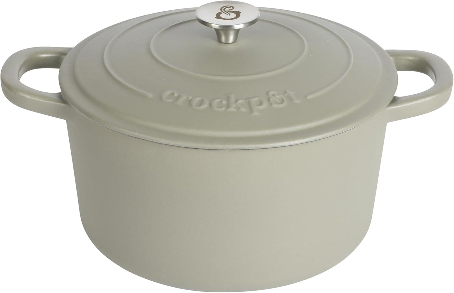 Crock-Pot 3 Quart Enameled Cast Iron Dutch Oven – Aqua ocg