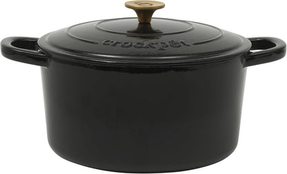 Crock-Pot 3 Quart Enameled Cast Iron Dutch Oven – Aqua ocg