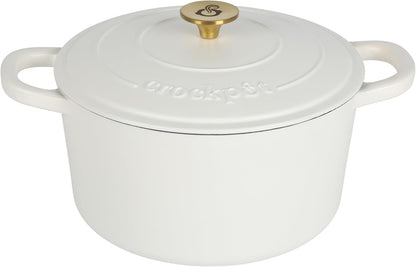 Crock-Pot 3 Quart Enameled Cast Iron Dutch Oven – Aqua ocg
