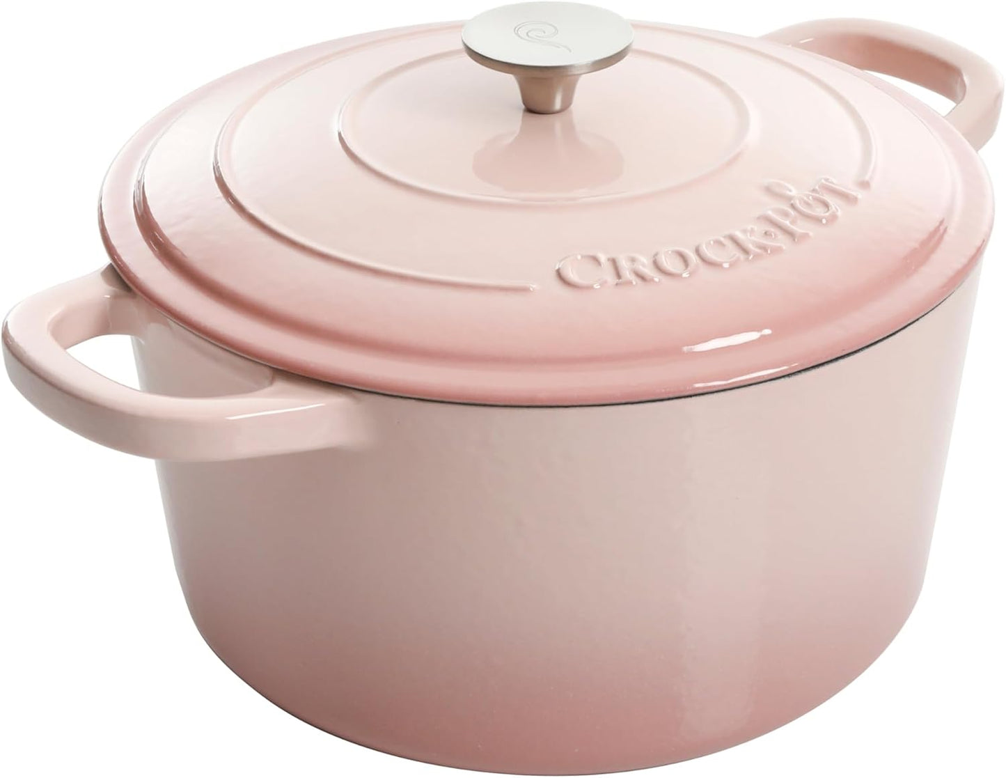 Crock-Pot 3 Quart Enameled Cast Iron Dutch Oven – Aqua ocg